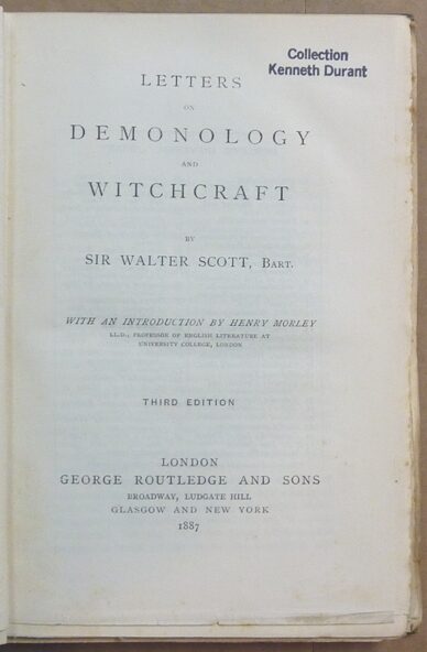 Letters On Demonology And Witchcraft Addressed To J G - 